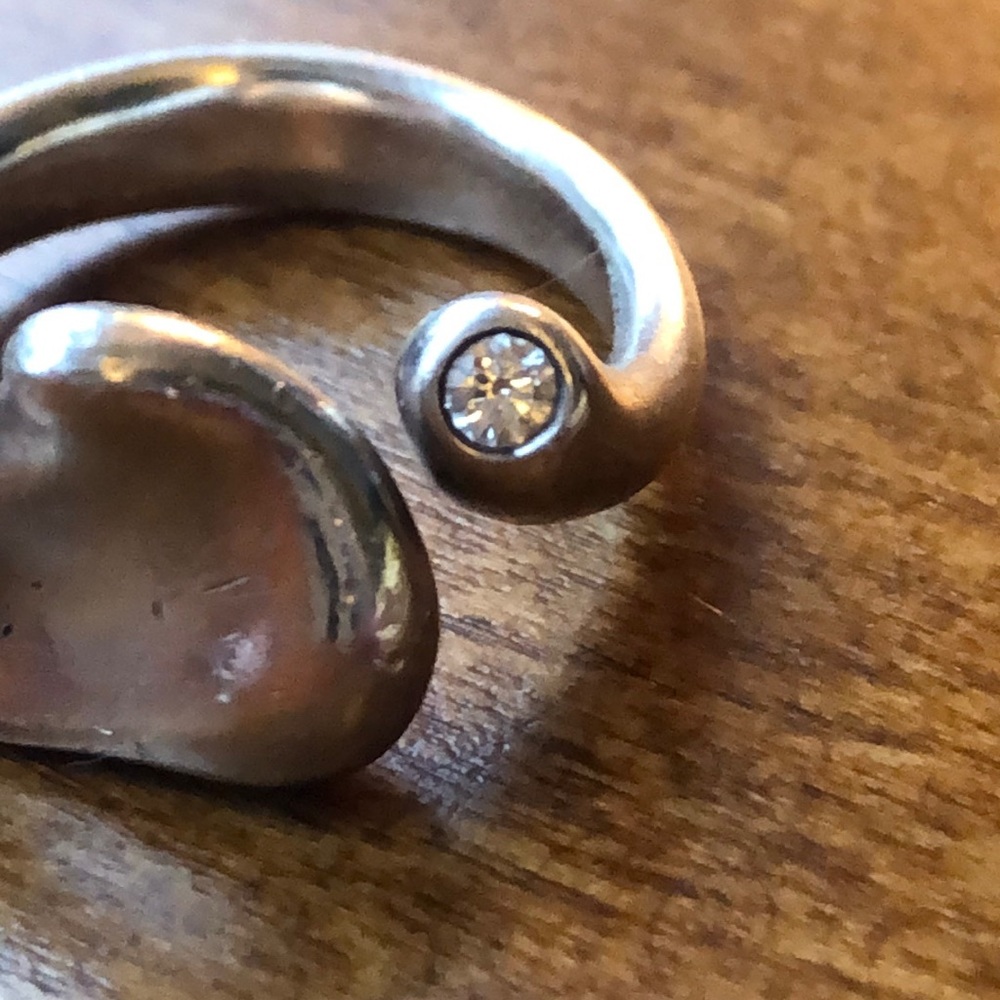 Tiffany & Co. Sz 6 Elsa Peretti heart ring